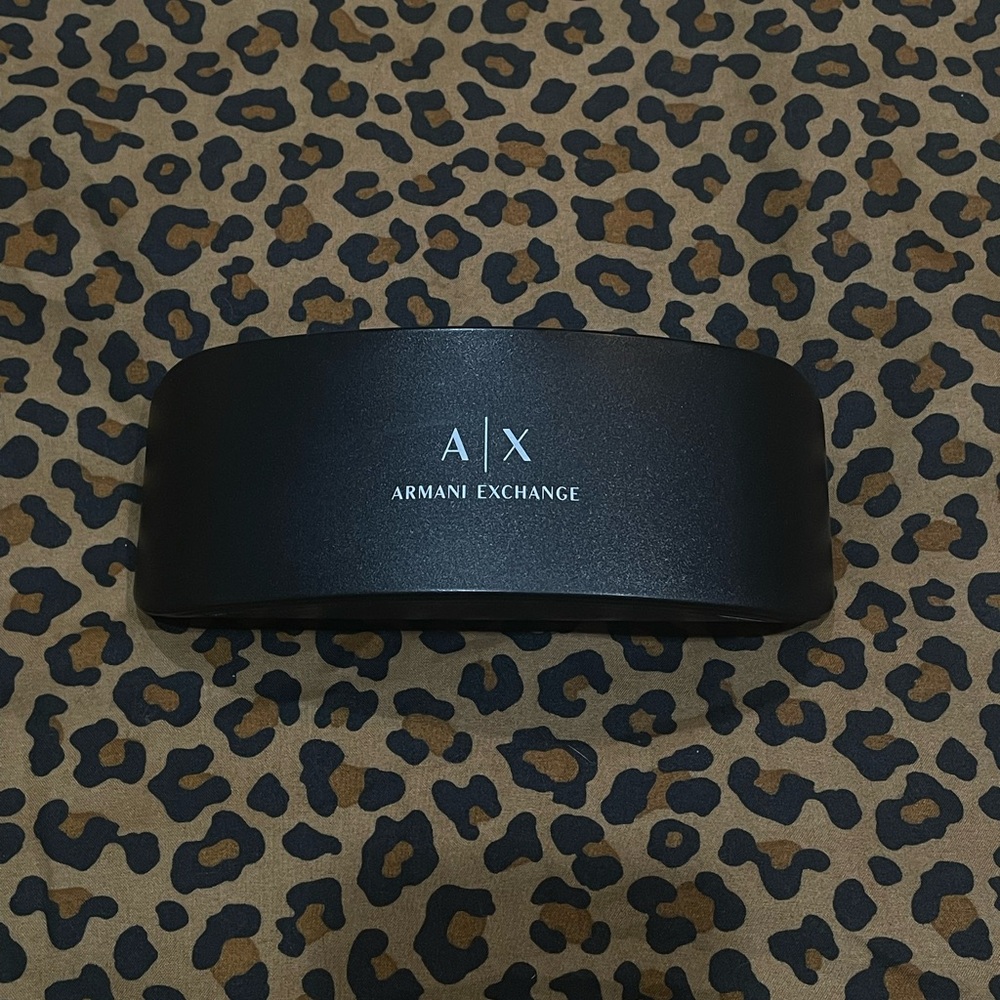 Armani Exchange Clamshell Case Black